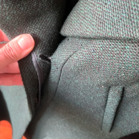 STUNNING Reiss green wool winter coat - Picture 15 of 17